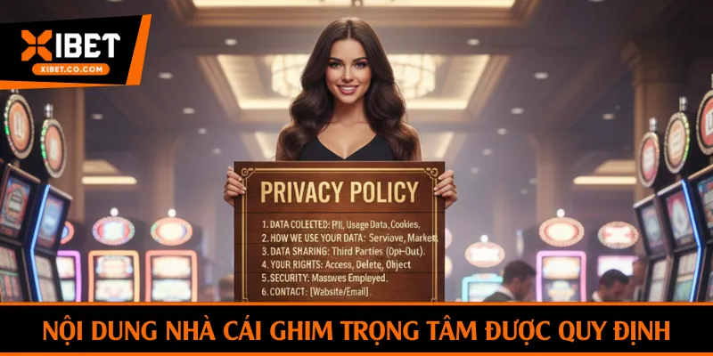 Nội dung nhà cái ghim trọng tâm được quy định